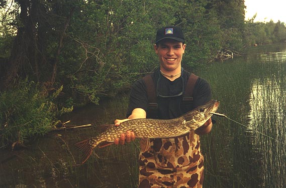 Devin with big Pike