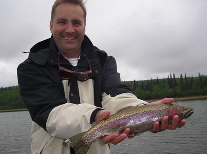Kevin with Quartz Lake Rainbow