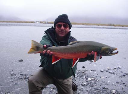 Ben with Char in the cold