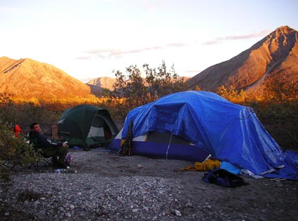 Sunset from Camp