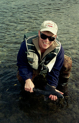 Doug with Arctic Grayling