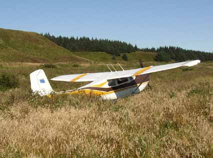 N2162Z landing at Kiklukh River