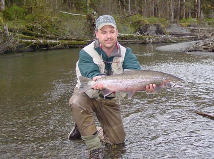 Ben with Steelhead