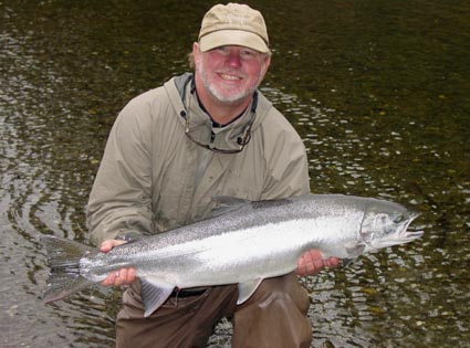 Randy with Steelhead