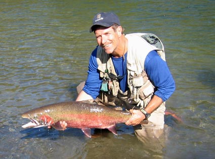 Chris with Steelhead