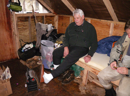 Eric trying Slippers