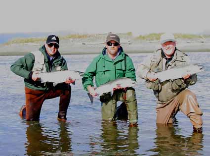 Trio with Silver Salmon