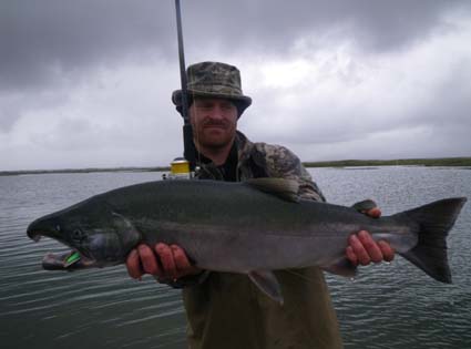 Jake with Silver Salmon