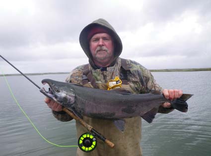 Kent with Silver Salmon