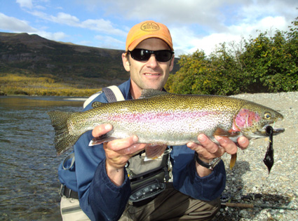 John with Rainbow Trout