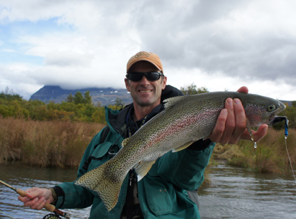John with Rainbow Trout