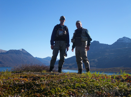 John and Ben at Kulik Lake