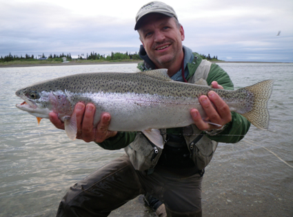 Ben with Trout