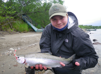 Walker Hamilton Boys with a nice Rainbow