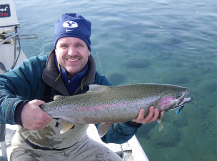 Big Male Rainbow Trout