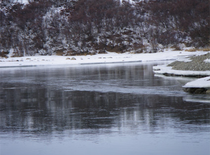 Naknek River in March