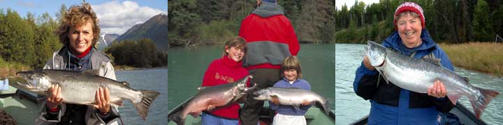 Silvers on the scenic and bountiful Upper Kenai River