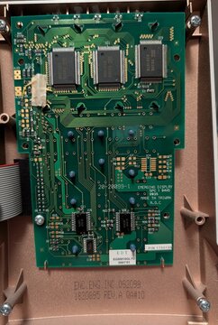 The InterJet II front panel board, Emerging Display 20-20099-1.