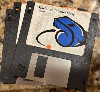 Macintosh InterJet Setup floppy, Version 3.