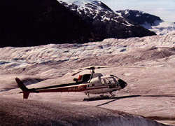 On glacier in Juneau