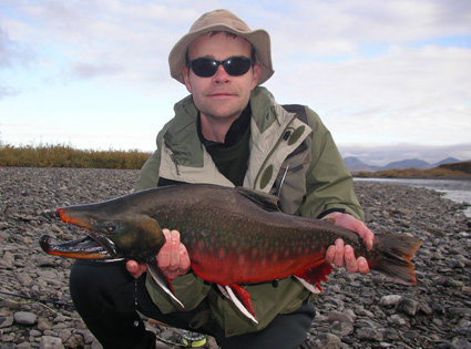 Bryan with large Wulik River Char